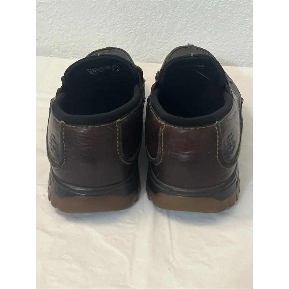Streetcars Men Size 8.5M Slip On Loafer Shoes Arch Support Leather Brown Lemans